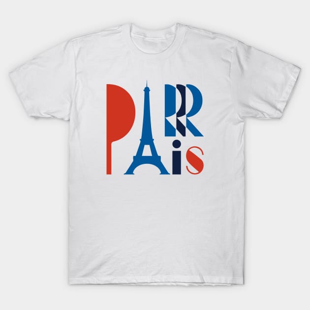 Paris, France T-Shirt by Belcordi